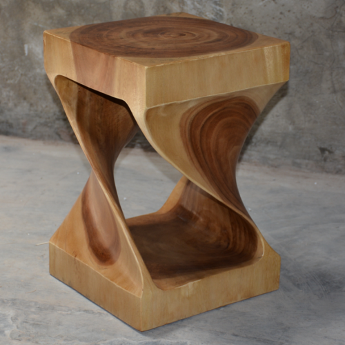 Suar Twisted Stool